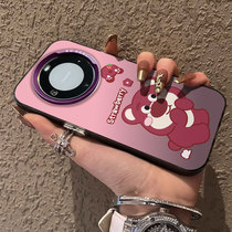 Cartoon Strawberry Bear Convient à Huawei mate60pro carapace de téléphone portable nouvelle 50e mignonne 30 femmes de protection tout sac 40 anti-chute 60 gel de silicone 50 amants mesdames âgées homme et femme tide créative