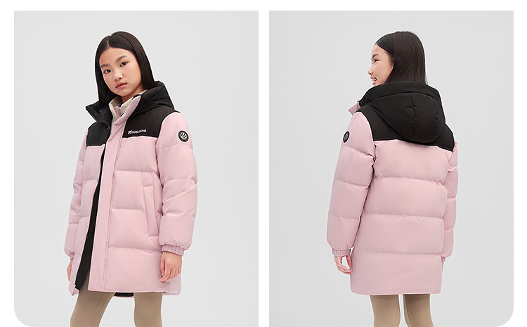 Пуховики 【联名限定】波司登儿童羽绒服女童连帽羽绒服男童本命年红色外套 Bosideng