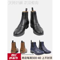 Equestrian riding boots for men and women professional riding boots for riders soft cowhide comfortable non-slip breathable training boots for riding