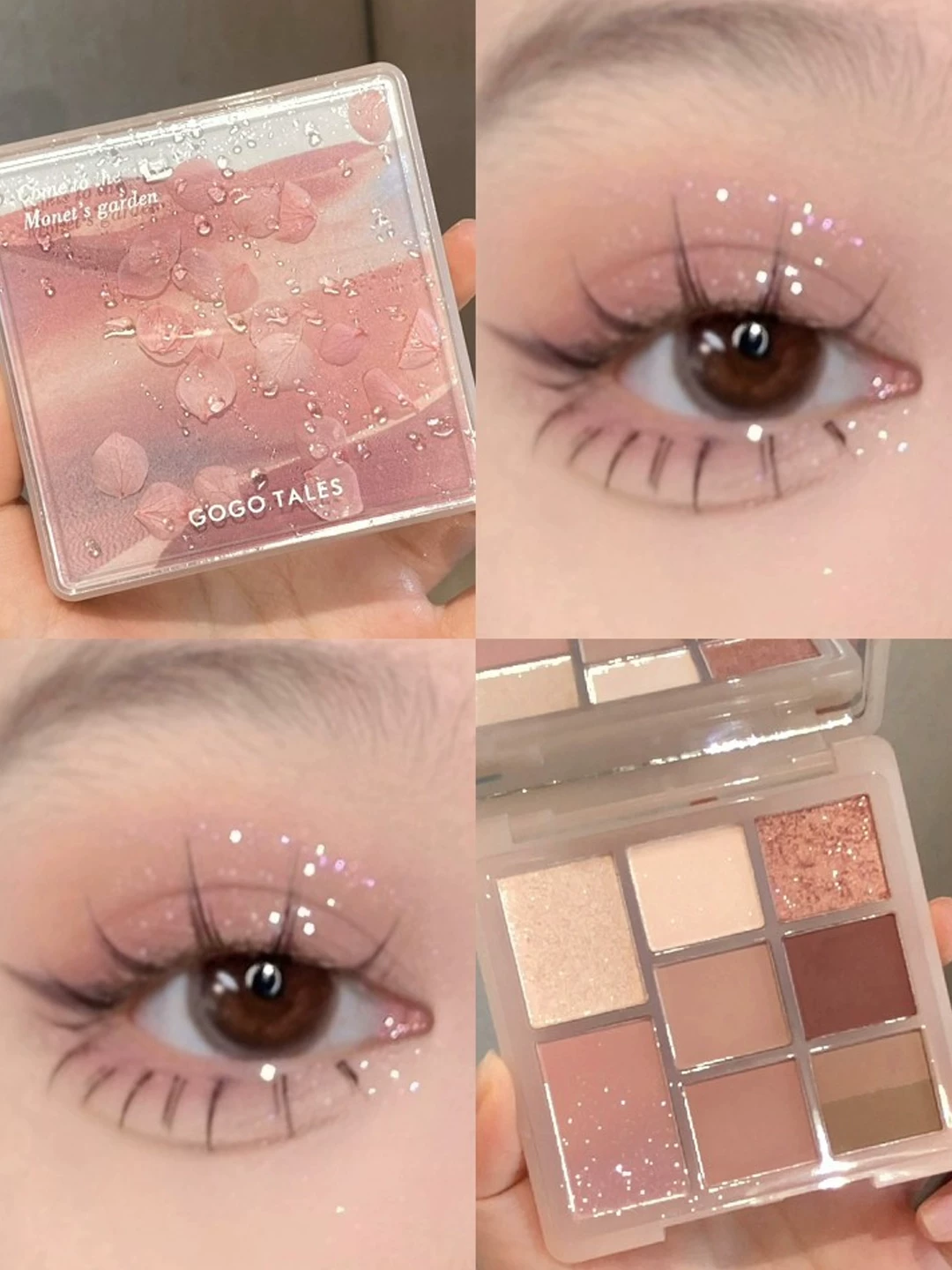 Нежный и чистый! Gogotales909 Aurora Pink Fog Desert Packal Eye Shadow Dry Wood Rose Drive