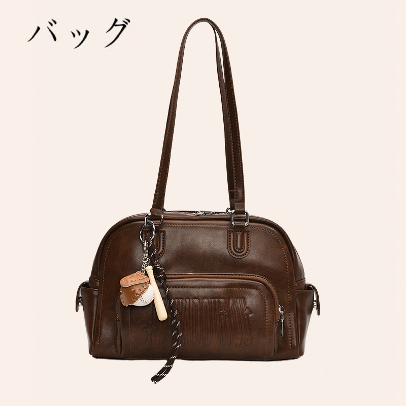 Японская сумка для боулинга, женская осенне-зимняя коллекция 2024 года, новая универсальная сумка для пригородных поездок подмышками, сумка нишевого дизайна на плечо