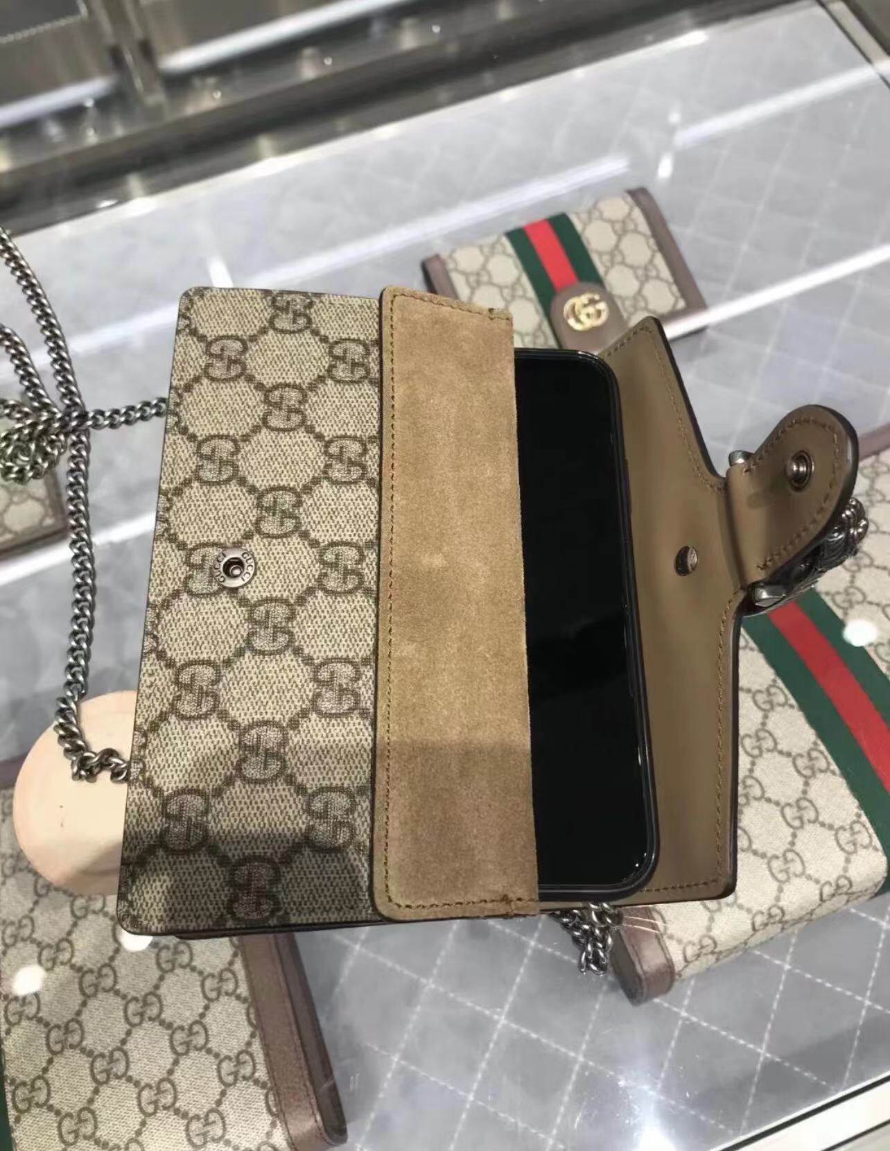 Сумка Сумка бак 美国代购适用于gucci/古驰女士迷你老花dionysus酒神包斜挎单肩包 GUCCI/Dionysus
