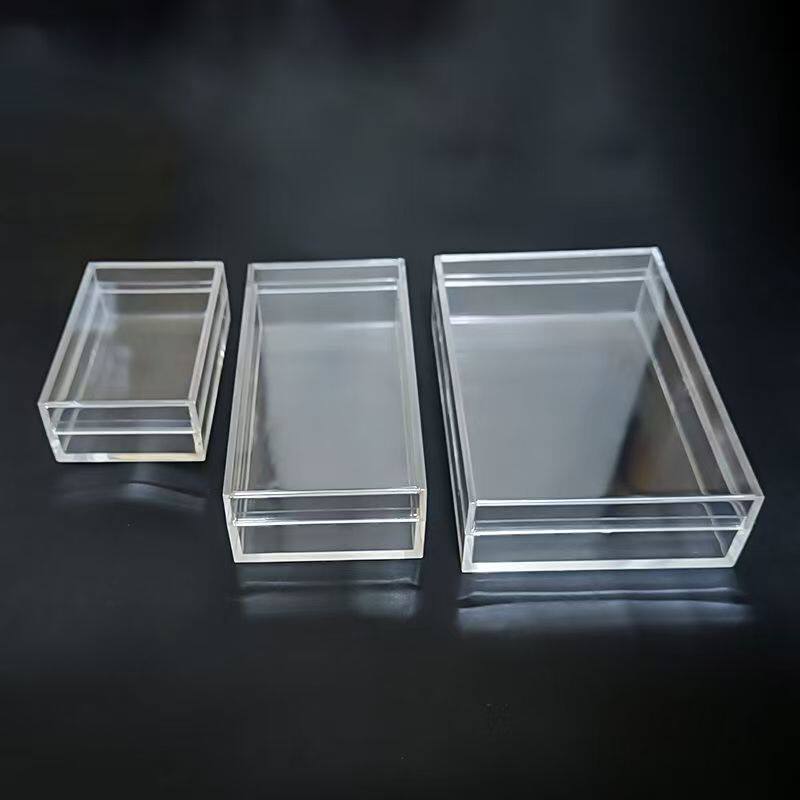 Акриловые / Perspex 亚克力透明盒带孔收纳展示盒鱼缸过滤盒亚克力爬宠盒可定制
