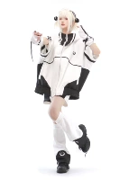 Куртка, шорты, нарукавники, гетры, аксессуар для волос, полный комплект