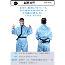 Single-person electric air supply respirator industrial dust grinding welding and decoration breathable labor protection mask rechargeable version