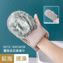 Bath towels adult rubbing gloves bath towels bifacial bath with coarse sand mightiness to grey rubbing and rubbing back rubbing debater