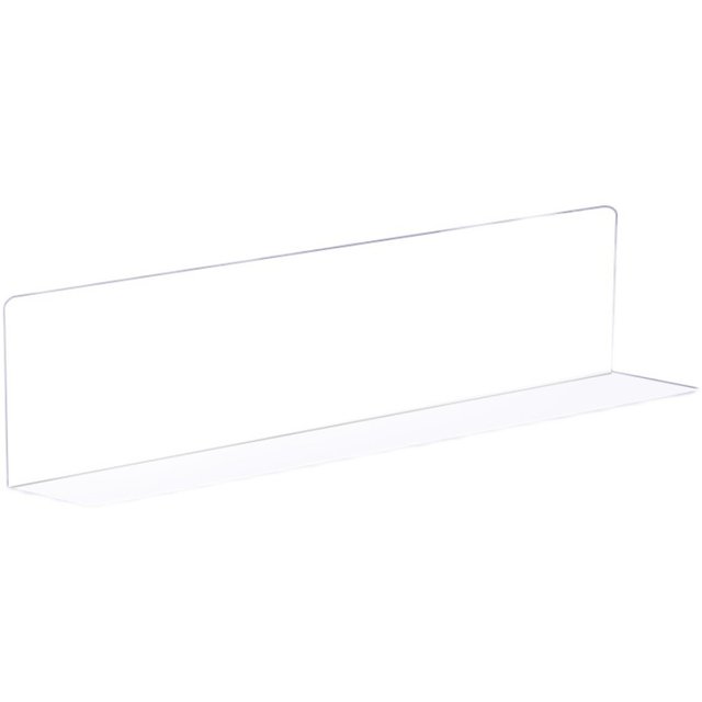 Desktop gap baffle table desk edge gap PVC baffle acrylic baffle sandwich strip L-shaped baffle