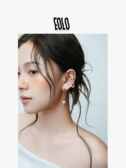 [새로 출시 된] 여성 스털링 실버 틈새 시장을위한 Eolo Pearl Ear Clip
