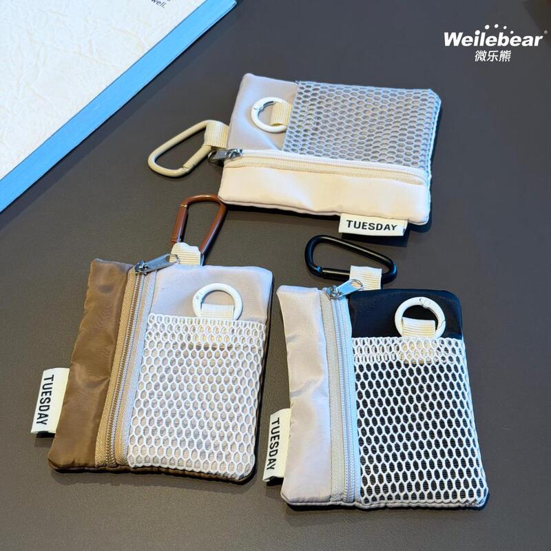 Simple Mobile Phone Lanyard, Mini Coin Multifunctional Storage Bag, Korean Style Card Holder, Pendant, Key, Earphone Portable Small Bag