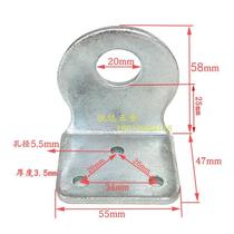 Rural gate lock catch iron galvanized door lock thickened with iron door wooden door gate door buttoned door nose right angle to buckle