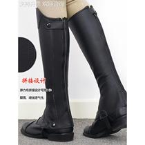 Professional equestrian leggings for children cowhide riding leggings adult microfiber knight footwear Chapus equestrian equipment