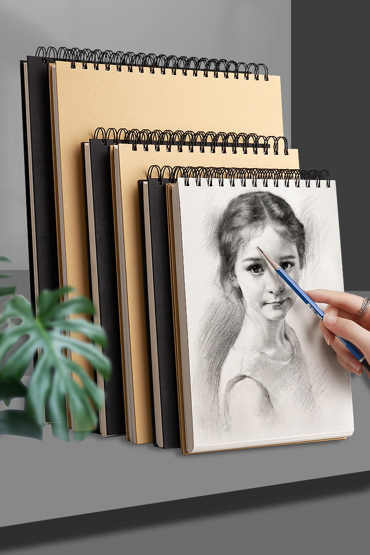 Generic A4 Thickened Sketchbook Art Student Drawing Paper Sketch Book