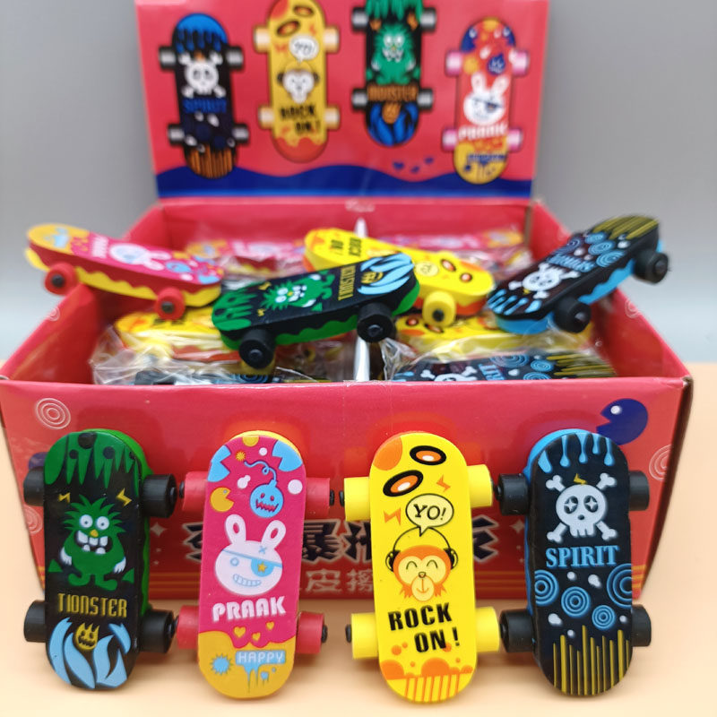 Scooter Eraser Creative Cartoon Cute Fun Three-dimensional Styling Coated to wipe out children of elementary school children wipe clean 