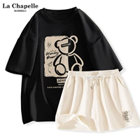 Черный (детский медведь)+молочно -белый (левая ставка перед брюками для медведей Хани)