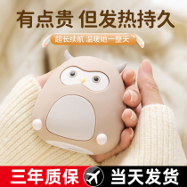(Skin-Friendly Silicone) Hand Warmer Portable Power Bank Two-in-One Mini USB Charging Winter Season Self-Heating and Explosion-proof Warmer Baby Warmer Birthday Gift for Men and Women