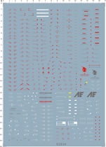 62834-B2604 PG RX-0 Unicorn Gundam Ver Ka Version Unicorn Water Sticker 1