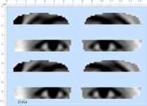 81454 full page plastic sunglasses sunglasses no proportion eyes glasses water sticker model water transfer printing custom-made