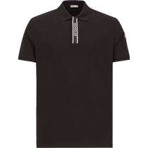 (Interest-free for 12 issues) Moncler Mens Logo Pattern Cotton Short-Sleeve Polo Shirt