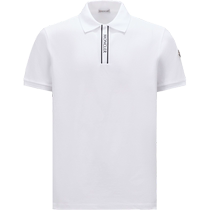 (Interest-free for 6 issues) Moncler New Product Mens Logo Pattern Cotton Short-Sleeved Polo Shirt