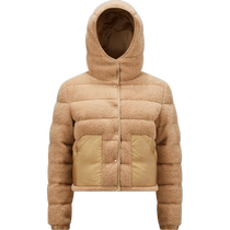 Moncler Moncler new Audrieu womens teddy velvet short down jacket