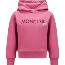 Moncler Monclers new early autumn girls embroidered logo fleece hoodie