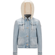 (Interest-free for 12 issues) Moncler Melissa Womens Removable Hood Denim Jacket Jacket