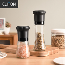 Pepper grinder manual sea salt peppercorn grinding bottle black and white pepper grinding seasoning jar freshly ground 2313