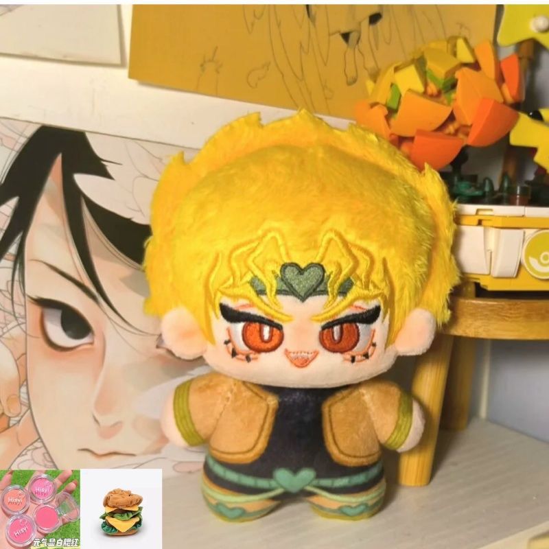 Original Jojo's Bizarre Adventure Dio Brando 10cm Cotton Doll Plush Toy Gift for Friends