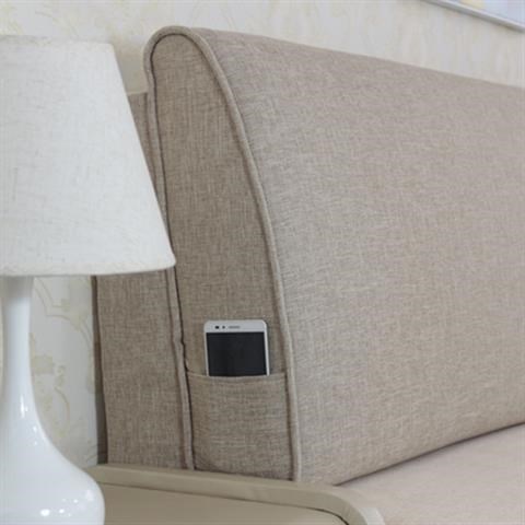 3# can be customized solid wood bedside back cushion soft bag sofa back cushion tatami back pillow large back head cover