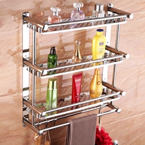 Toilet bathroom toilet Toilet Shelf Wall-mounted Wall Bath Bathroom With Punch-Free Wash-Up Terra Towel Rack