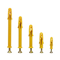 Shanghai Whole Box Small Yellow Croaker Plastic Expansion Tube Expansion Screw Bolt Expansion Plug Rubber Plug 6 8 10mm Self-Tapping Screw