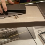 Dream Bvlgari/Bulgari Dream 'Dream с буровым кольцом 18K Rose Gold Юбство вентиляторов в форме