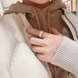 Bvlgari, золотое обручальное кольцо для влюбленных, 18 карат, розовое золото