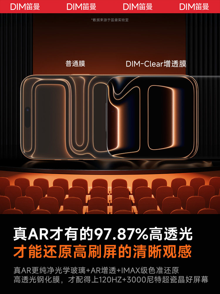 [German Imported Ar Anti-Reflective]Diman Tempered Glass Screen Protector for Apple 17Promax, 3D Heat-Bending, New Model 17Ar Anti-Reflective Full Coverage Screen Film Pm