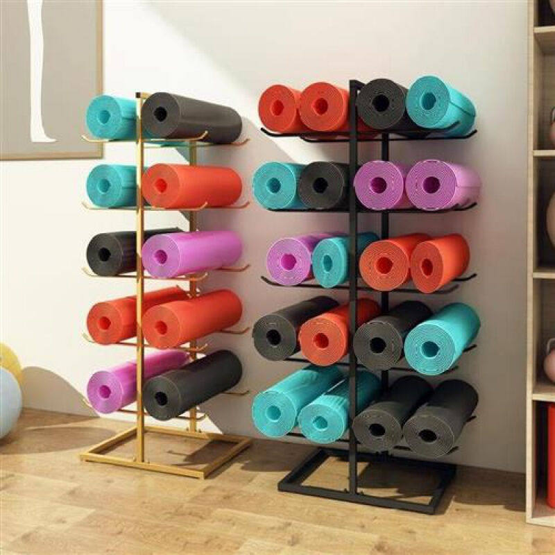 Changfeng Large Capacity Multilayer Yoga Mat Containing Shelf Finishing Shelf Placement Rack Yoga Pavilion Gym Gym Foam Shaft Pendulum-Taobao