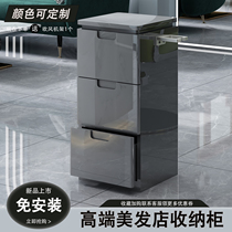 Hairdressers Tool Cabinet Baking Lacquered Log Beauty Hair Dressers Beauty Hair Shop Boomer Bronzing Containing Cabinet Beauty Hairdressing Working Cabinet