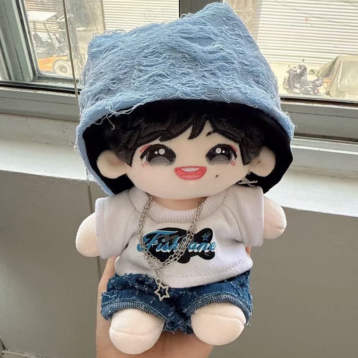 时代少年团刘耀文棉花娃娃！20cm同款男娃，颜值与手感双杀！_棉花娃娃_