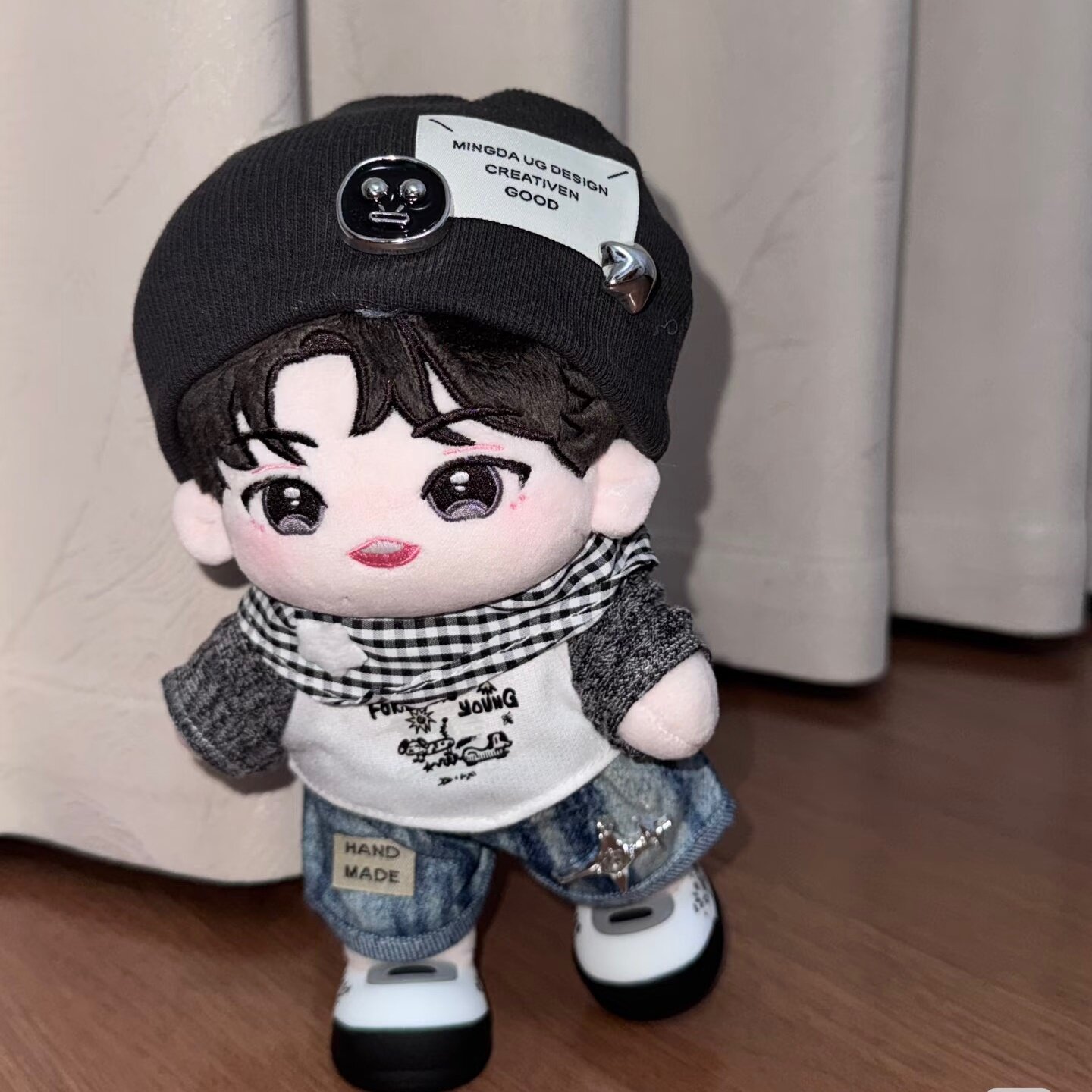 时代少年团刘耀文棉花娃娃！20cm同款男娃，颜值与手感双杀！_棉花娃娃_