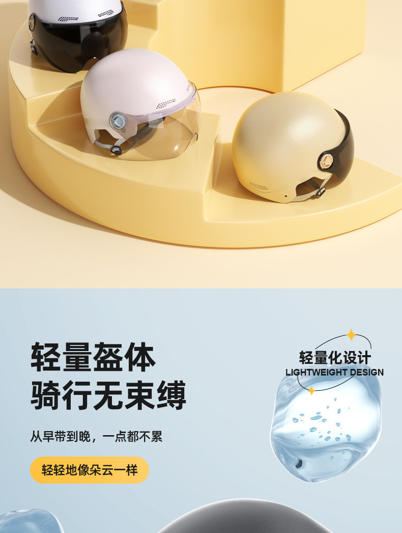 New National Standard C Certified Electric Motorcycle Helmet Unisex Battery Half Helmet Sun Protection Safety Helmet Universal for All Seasons