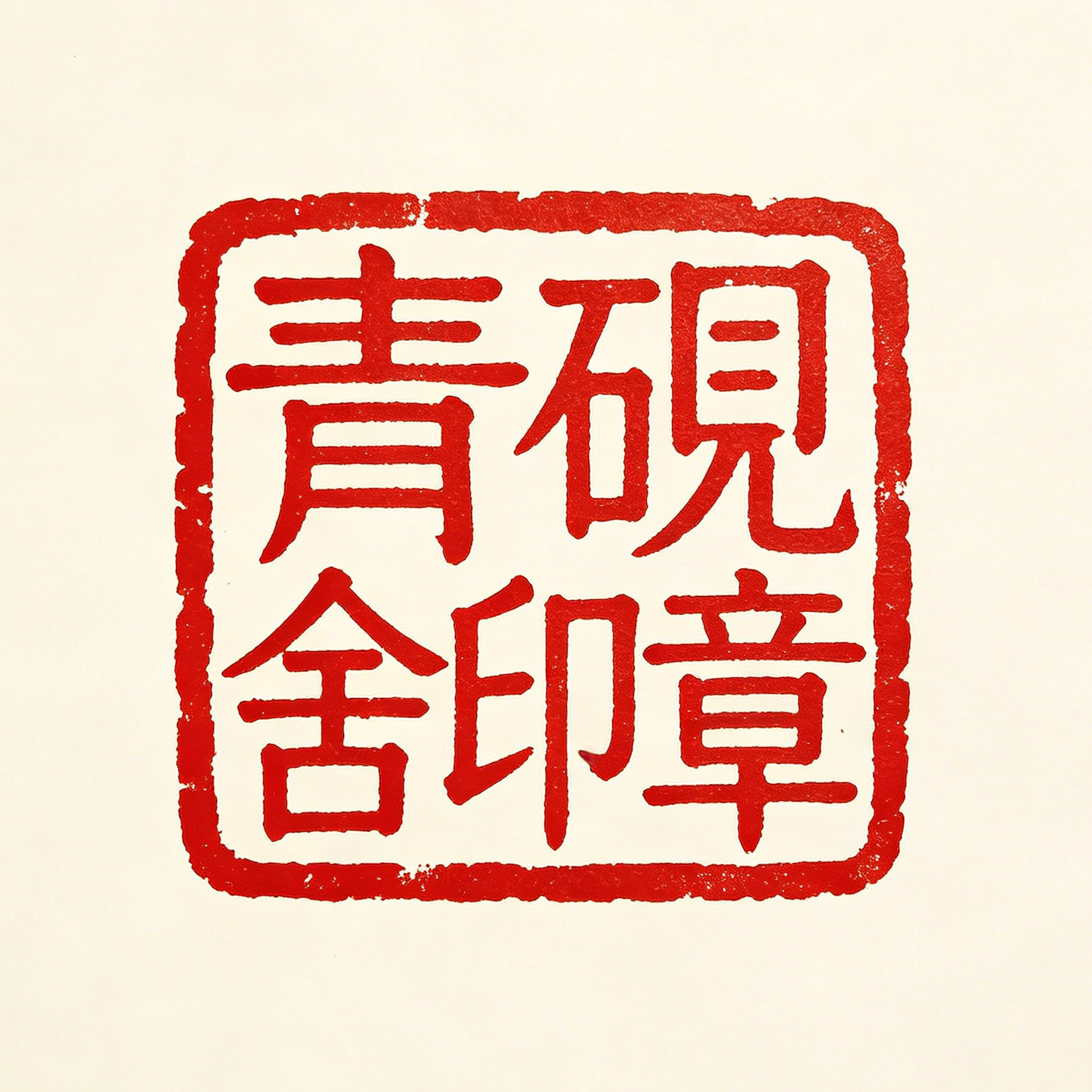 青砚舍印章工厂的LOGO