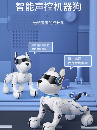 Умная детская собака-робот, универсальная игрушка, раннее развитие, 6 лет, подарок на день рождения