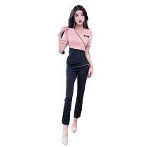 Beauty salon work clothes female high-end health therapist massage sauna suit hotel front desk hair massage shop technician uniform