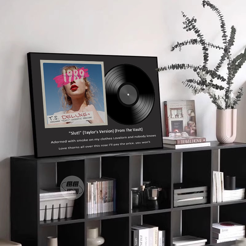 Taylor Swift Vinyl Record Wall Art Album Decorative Painting Trendy Desktop Display Art Living Room Cd Bedroom Wall Art Taylor Swift Vinyl Record Wall Art Album Decorative Painting Trendy Desktop Display Art Living Room Cd Bedroom Wall Art