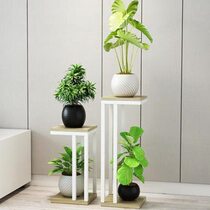 High-end living room iron flower rack floor-standing indoor green plant corner flower rack balcony pothos display rack