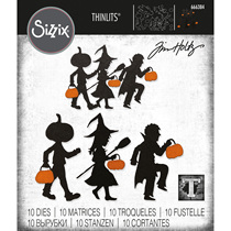 Sizzix Thinlits薄板模具Halloween Night万圣节之夜666384