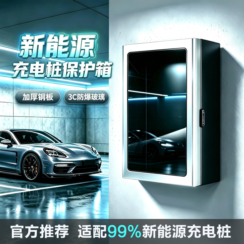 Suitable for Byd, Tesla, Aito, and Lynk & Co New Energy Vehicle Charging Pile Protection Box, Outdoor Pillar Charging Box Suitable for Byd, Tesla, Aito, and Lynk & Co New Energy Vehicle Charging Pile Protection Box, Outdoor Pillar Charging Box