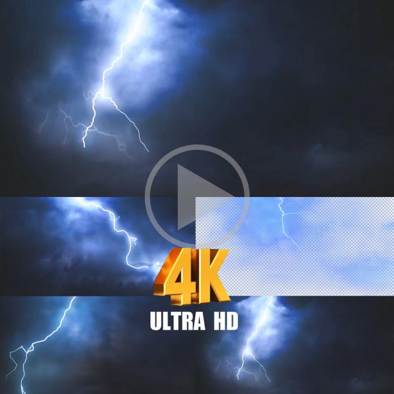 Lightning and Dark Clouds with Channels, Seamless Lightning Strikes, Clear Sky, Transparent Material Background with Video Flow Effects for Commercial Use Lightning and Dark Clouds with Channels, Seamless Lightning Strikes, Clear Sky, Transparent Material Background with Video Flow Effects for Commercial Use