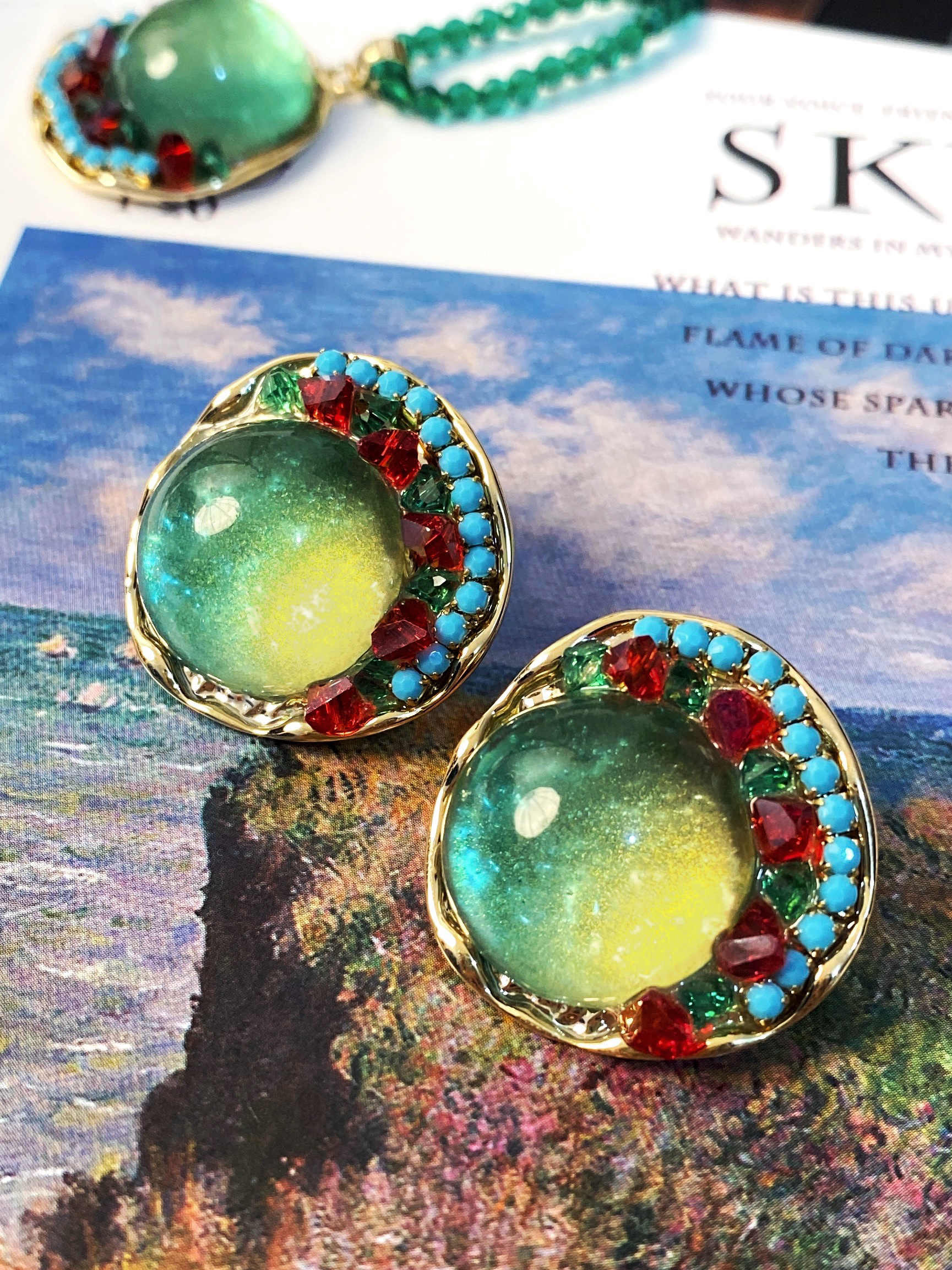 天然石 玉 香盒 天然石 玉 香盒