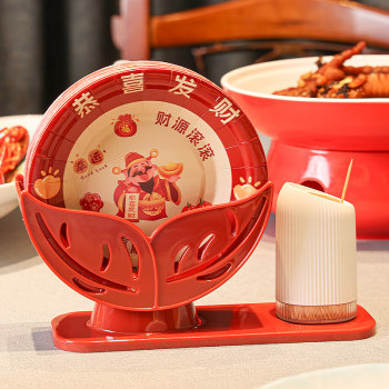 Disposable table storage paper plates holiday dinner plates