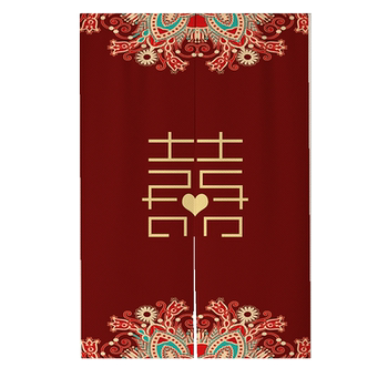 Installation of door curtains and partition curtains without drilling holes in the curtains